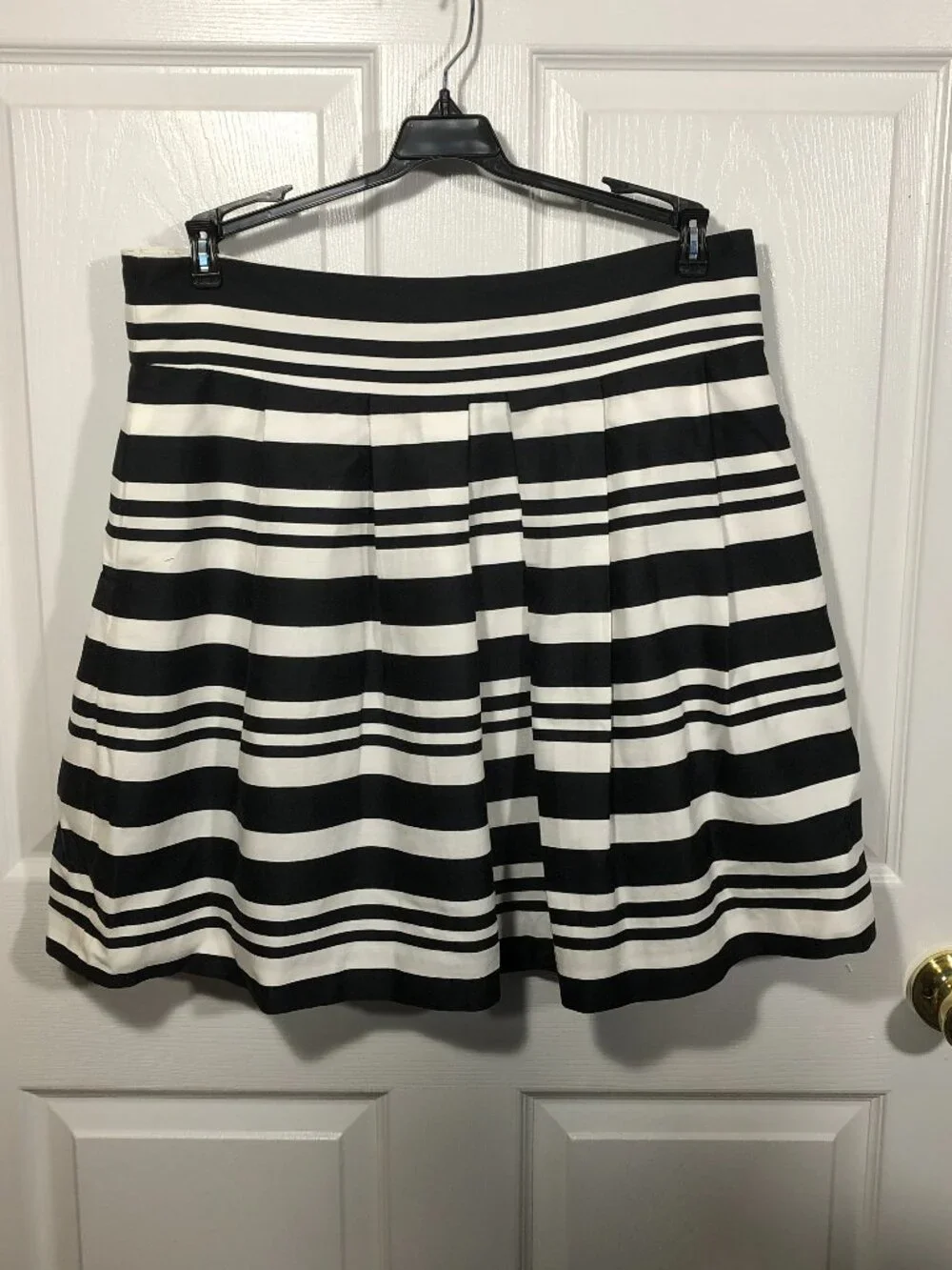 Loft black and white striped skirt, black/white, 12 - Picture 1 of 12